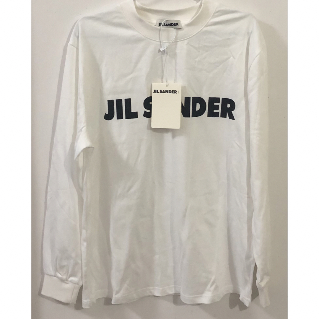 JIL SANDER ちいさいロゴ プリント ロングTシャツ ホワイト Sサイズの ...