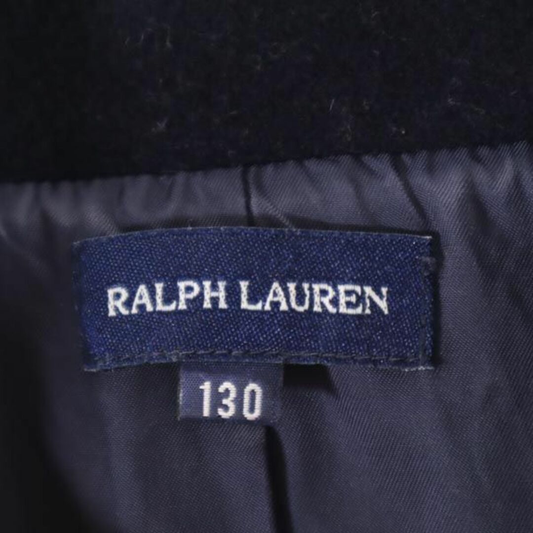 Ralph Lauren(ラルフローレン)のラルフローレン ピーコート 130 ネイビー系 RALPH LAUREN キッズ 古着 【231118】 キッズ/ベビー/マタニティのキッズ服男の子用(90cm~)(コート)の商品写真