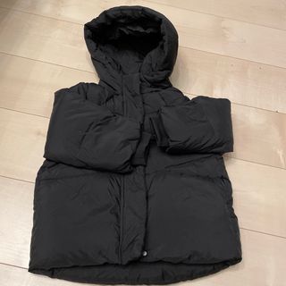 ザラキッズ(ZARA KIDS)のZARA ブラック　パフコート　86(ジャケット/上着)