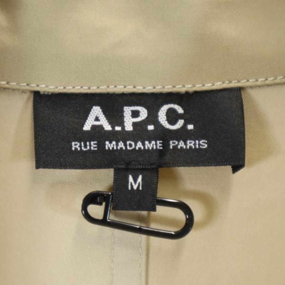 A.P.C(アーペーセー)のアーペーセー ステンカラーコート M ベージュ A.P.C. メンズ 古着 【231118】 メンズのジャケット/アウター(ステンカラーコート)の商品写真