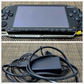 プレイステーションポータブル(PlayStation Portable)のPSP 1000 本体 充電器 純正 動作確認済み(家庭用ゲーム機本体)