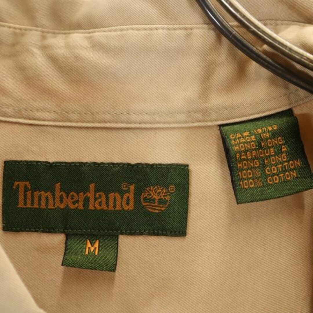 Timberland(ティンバーランド)のティンバーランド 長袖 ボタンダウンシャツ M ベージュ系 Timberland メンズ 古着 【231118】 メンズのトップス(シャツ)の商品写真