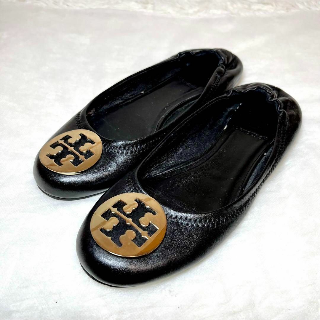 Tory Burch - トリーバーチ フラットシューズ フラットパンプス 黒 ...