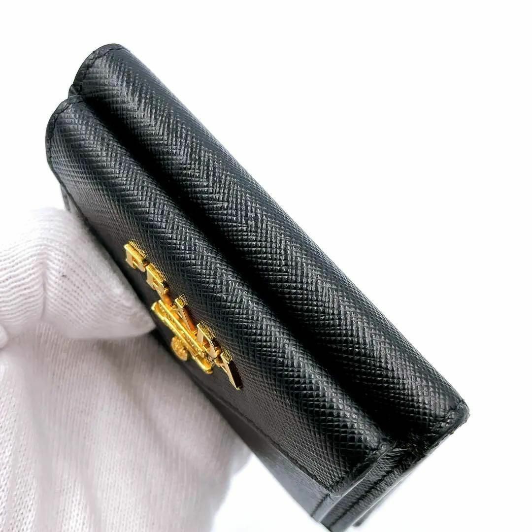 PRADA - プラダ 1MH021 サフィアーノ レザー コンパクトウォレット 三