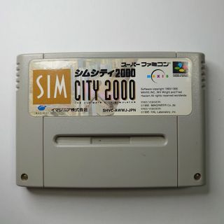 スーパーファミコン(スーパーファミコン)の【中古】シムシティ2000 SimCity 2000 ソフト(家庭用ゲームソフト)