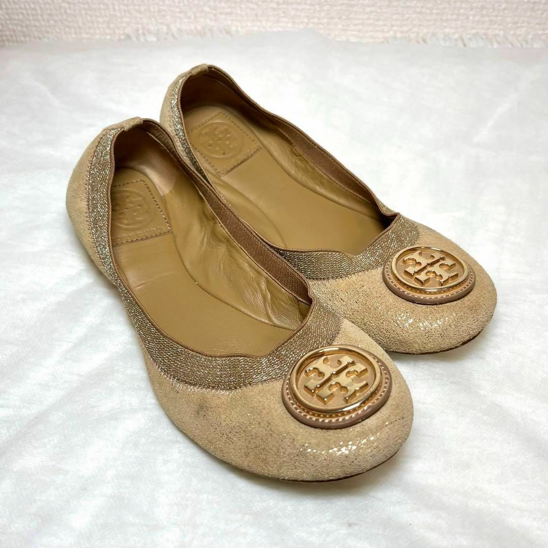 【正規品未使用品】Tory Burch　トリーバーチ フラットシューズ　ベージュ