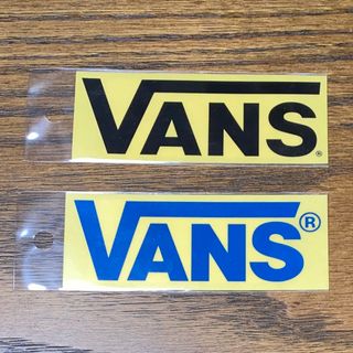 ヴァンズ(VANS)のバンズ　　ステッカー　クリア　2枚セット(スケートボード)