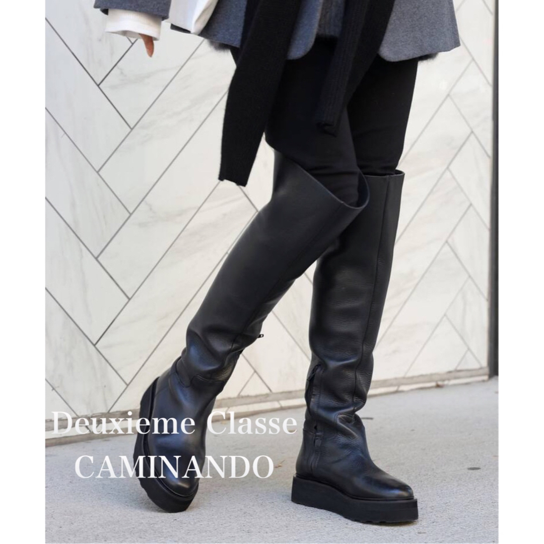 普通足長Deuxieme Classe★CAMINANDO KNEE HIGHブーツ