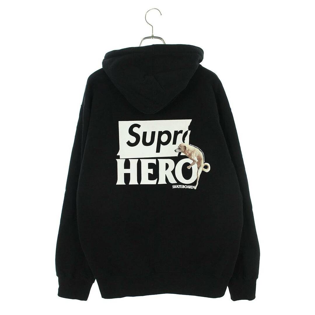 シュプリーム ×アンタイヒーロー ANTIHERO 22SS ANTIHERO Hooded Sweatshirt  アンタイヒーロープルオーバーパーカー メンズ L