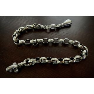 極太 パイソンボーン ウォレットチェーン 本物の蛇の骨 財布の通販 by