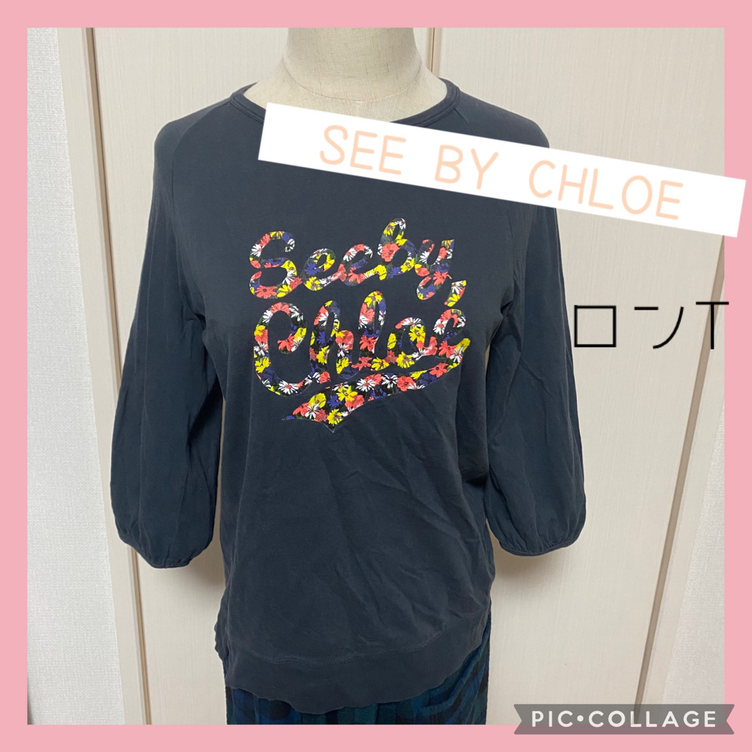 SEE BY CHLOE(シーバイクロエ)のSEE BY CHLOE シーバイクロエ　ロンT Tシャツ　 レディースのトップス(Tシャツ(長袖/七分))の商品写真