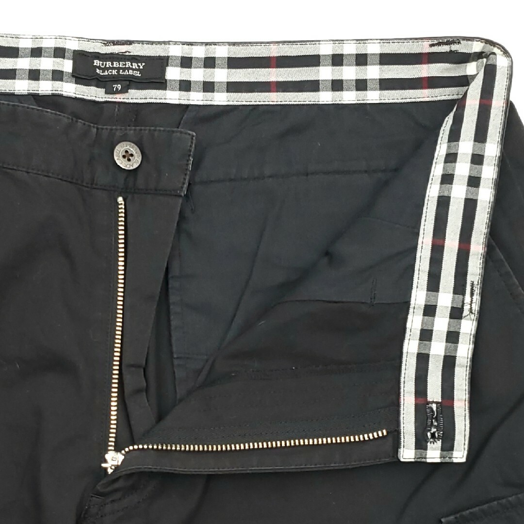 BURBERRY BLACK LABEL(バーバリーブラックレーベル)の廃番★BURBERRY BLACK LABEL★W33位カーゴパンツ SZP95 メンズのパンツ(ワークパンツ/カーゴパンツ)の商品写真