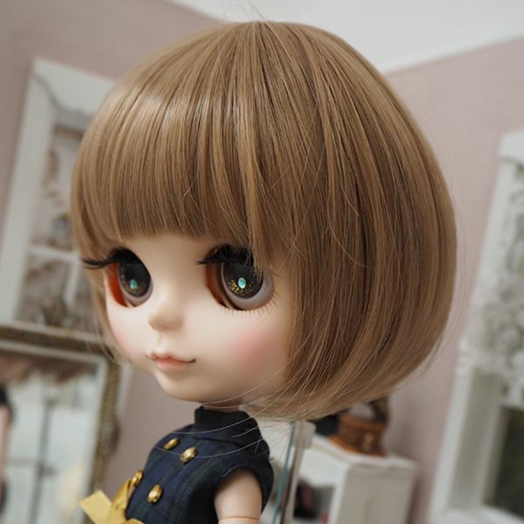 ネオブライス ウィッグ マッシュルーム MiB 10インチ/ドール Blythe ハンドメイドのぬいぐるみ/人形(人形)の商品写真