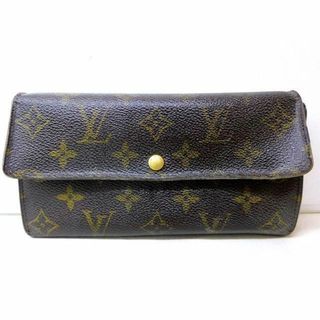 ルイヴィトン(LOUIS VUITTON)のヴィトン 財布 ■ M61725 TH0051 ポシェット・ポルト モネ クレディ 旧型サラ モノグラム 2つ折り 長財布 Louis Vuitton ウォレット □5J(財布)