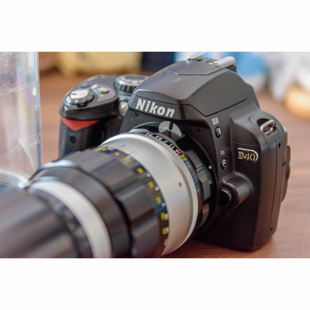 Nikon(ニコン)のNikon D40 Nikkor135mmF3.5オールドレンズセット スマホ/家電/カメラのカメラ(デジタル一眼)の商品写真