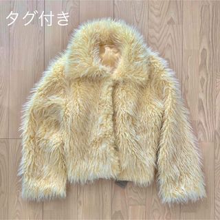 ダブルクローゼット(w closet)の最終値下げ【新品】 Alley by w closet ファーコート(毛皮/ファーコート)