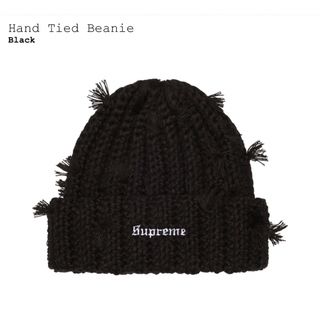 シュプリーム(Supreme)のSupreme Hand Tied Beanie Black(ニット帽/ビーニー)