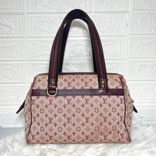 極 美品 LOUIS VUITTON ルイヴィトン ヴィンテージ サンジャック エピ レザー 本革 ハンドバッグ ミニ トートバッグ ブラック 32573