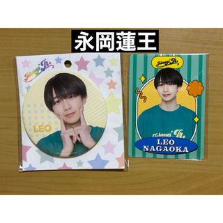 永岡蓮王　缶バッジ　プロフィールカード(アイドルグッズ)