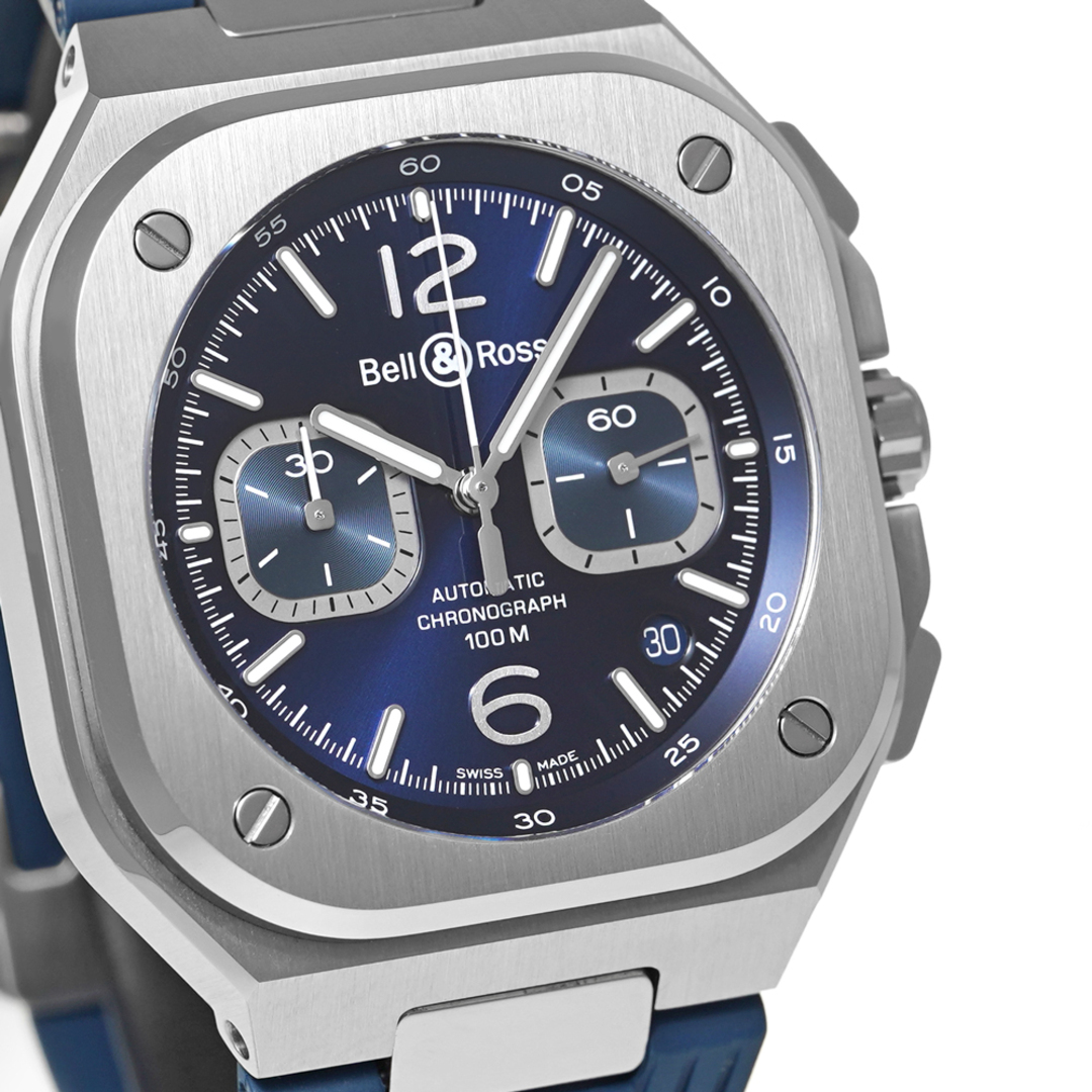 Bell & Ross(ベルアンドロス)のBR05 CHRONO BLUE STEEL Ref.BR05C-BU-ST/SRB 中古品 メンズ 腕時計 メンズの時計(腕時計(アナログ))の商品写真