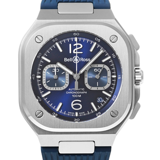 BR05 CHRONO BLUE STEEL Ref.BR05C-BU-ST/SRB 中古品 メンズ 腕時計
