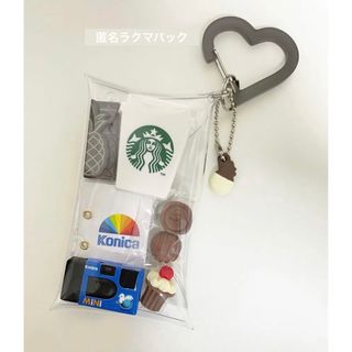 スターバックスコーヒー(Starbucks Coffee)の新品未使用。ガチャ詰めポーチ　スタバ　コニカ　ハワイ(キャラクターグッズ)