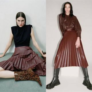 ザラ レザー ロングスカート/マキシスカートの通販 500点以上 | ZARAの