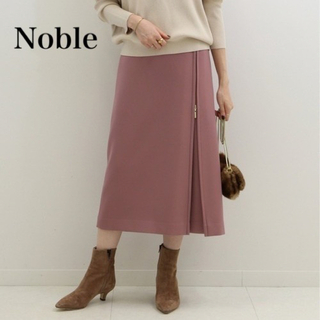 ノーブル(Noble)の【人気】Noble ノーブル　ジップAラインスカート　サイズ36  ロング(ロングスカート)