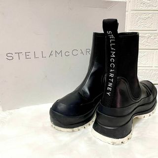 ステラマッカートニー(Stella McCartney)の希少✨ステラマッカートニー　トレースチェルシーブーツ　39 黒(ブーツ)