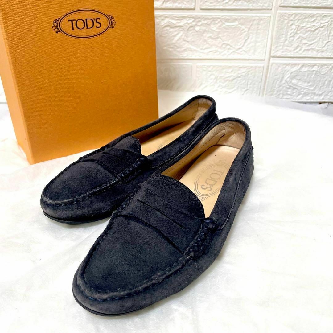 Tod’s トッズ　スエード ゴンミーニ　ドライビングシューズ　ローファー