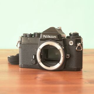 ニコン(Nikon)の完動品◎ニコン FE ブラック ボディ フィルムカメラ 防湿庫管理 10(フィルムカメラ)