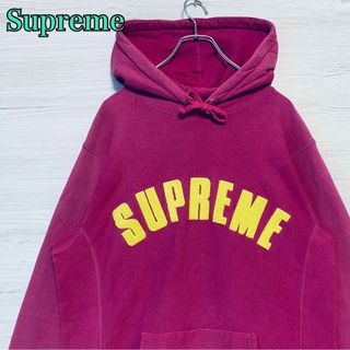 シュプリーム(Supreme)の【人気デザイン】シュプリーム　パーカー　アーチロゴ　ビッグロゴ　即完売　おしゃれ(パーカー)