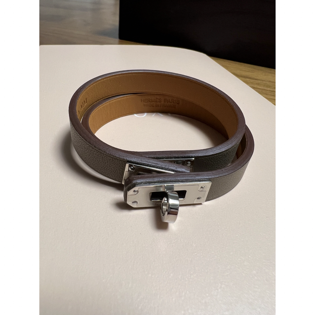 Hermes - エルメスHERMES レザーブレスレット ミニケリー ドゥブル