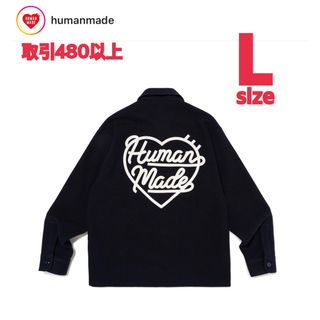 ヒューマンメイド(HUMAN MADE)のHUMAN MADE WOOL CPO SHIRTS NAVY Lサイズ(その他)