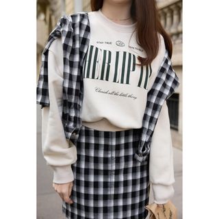 ハーリップトゥ(Her lip to)のherlipto Cherish Oversized Sweatshirt(トレーナー/スウェット)