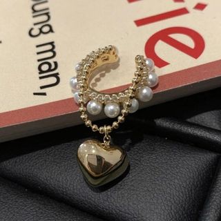 トゥデイフル(TODAYFUL)の【Design heart ear cuff】#021 (イヤーカフ)