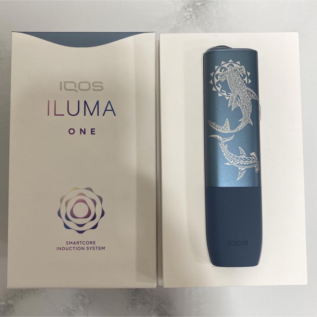 IQOS - iQOS ILUMA ONE イルマワン トライバル シャーク レーザー加工 ...
