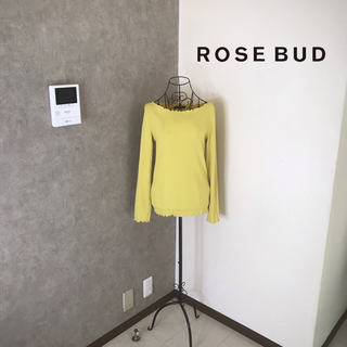 ローズバッド(ROSE BUD)のローズバッド♡1度着用　カットソー(カットソー(長袖/七分))