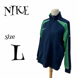 ✨美品レア✨ NIKE ナイキ トラックジャケット 総柄 グリーン ライン S