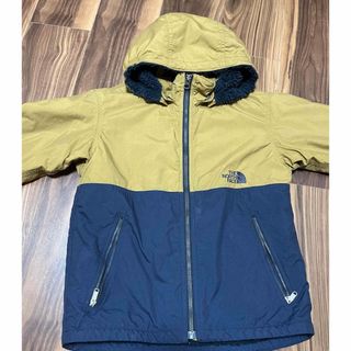 ザノースフェイス(THE NORTH FACE)のTHENORTHFACE 140cm コンパクトノマドジャケット カーキネイビー(ジャケット/上着)