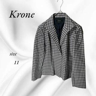 クローネ(krone)のKRONE レディース　テーラードジャケット　入学式、卒業式　L(テーラードジャケット)