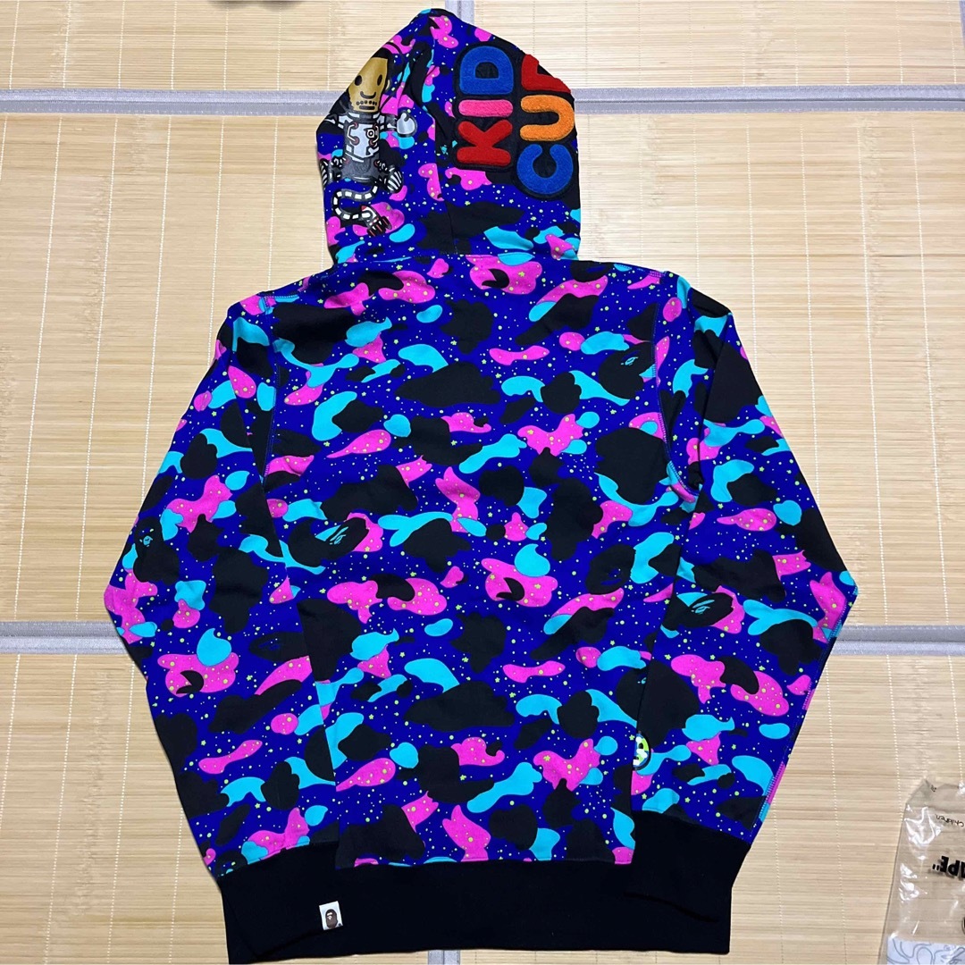 人気 A BATHING APE エイプ シャーク パーカー XL身幅58cm