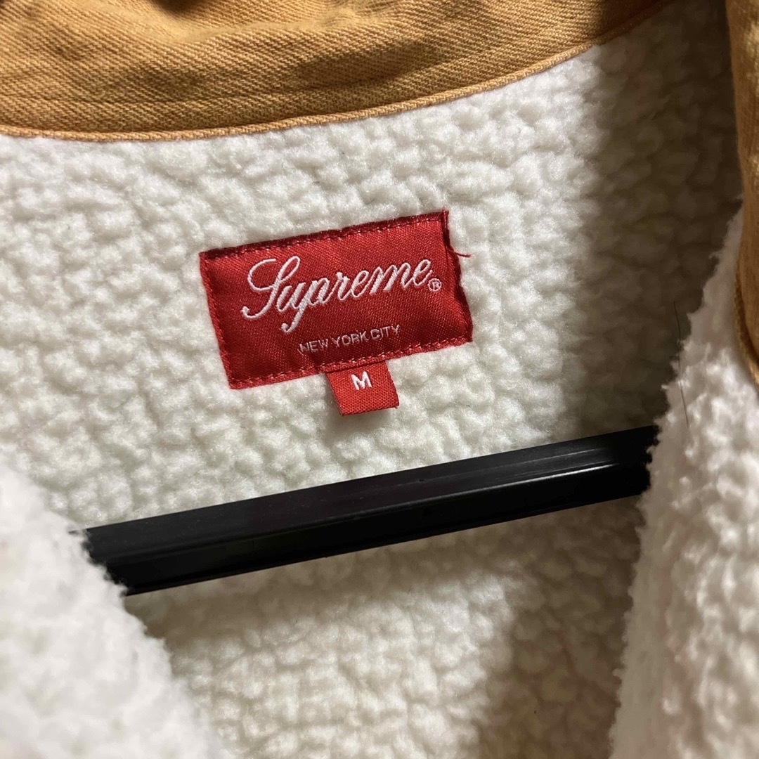 Supreme(シュプリーム)のsupreme Sherpa Lined Denim Shirt  メンズのジャケット/アウター(Gジャン/デニムジャケット)の商品写真