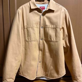 シュプリーム(Supreme)のsupreme Sherpa Lined Denim Shirt (Gジャン/デニムジャケット)