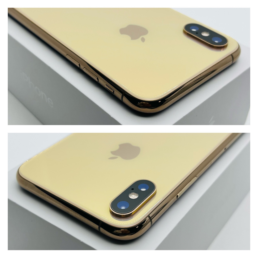 iPhone(アイフォーン)のS 新品電池　iPhone Xs Gold 256 GB SIMフリー　本体 スマホ/家電/カメラのスマートフォン/携帯電話(スマートフォン本体)の商品写真