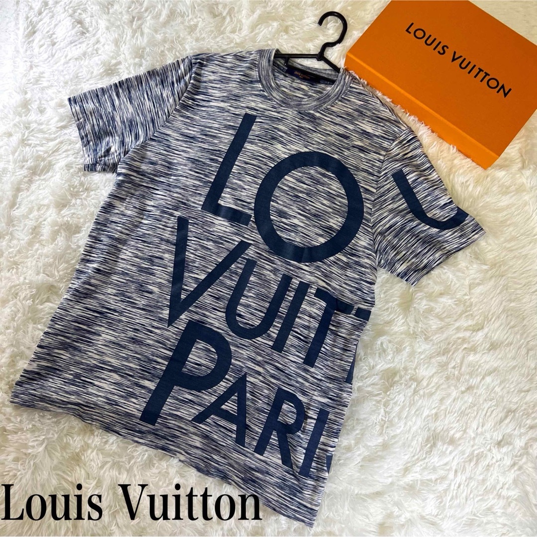 LOUIS VUITTON ルイヴィトン ビックロゴ入り tシャツ カットソー