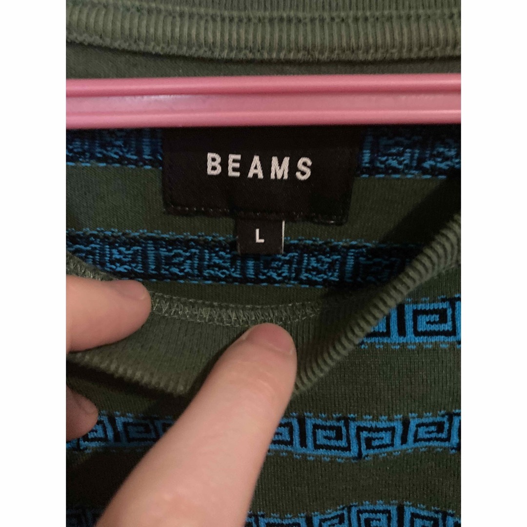 BEAMS(ビームス)のbeams ボーダーロンT BEAMS メンズのトップス(Tシャツ/カットソー(七分/長袖))の商品写真