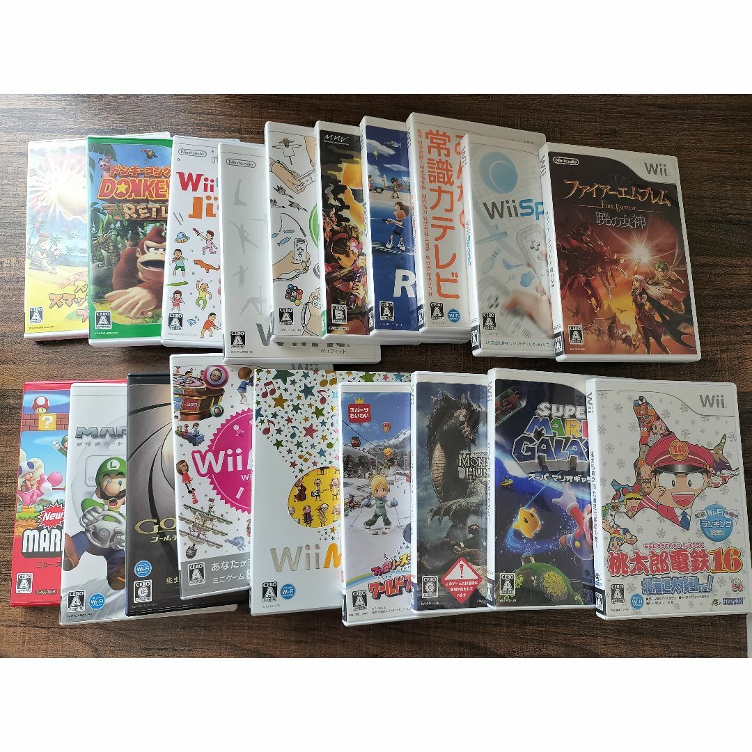 エンタメ/ホビーニンテンドー Wii ソフト19本セット マリオ ファイアーエンブレムなど