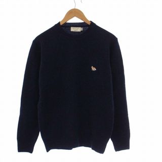 メゾンキツネ(MAISON KITSUNE')のMAISON KITSUNE ニット セーター 紺 KMM-1481-B(ニット/セーター)