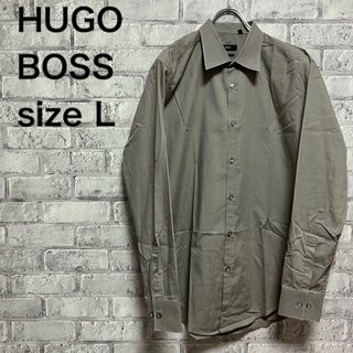 ヒューゴボス(HUGO BOSS)の【HUGO BOSS】ヒューゴボス 長袖シャツ お洒落 美品(シャツ)